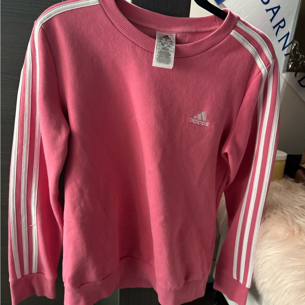 Pink Adidas Crewneck